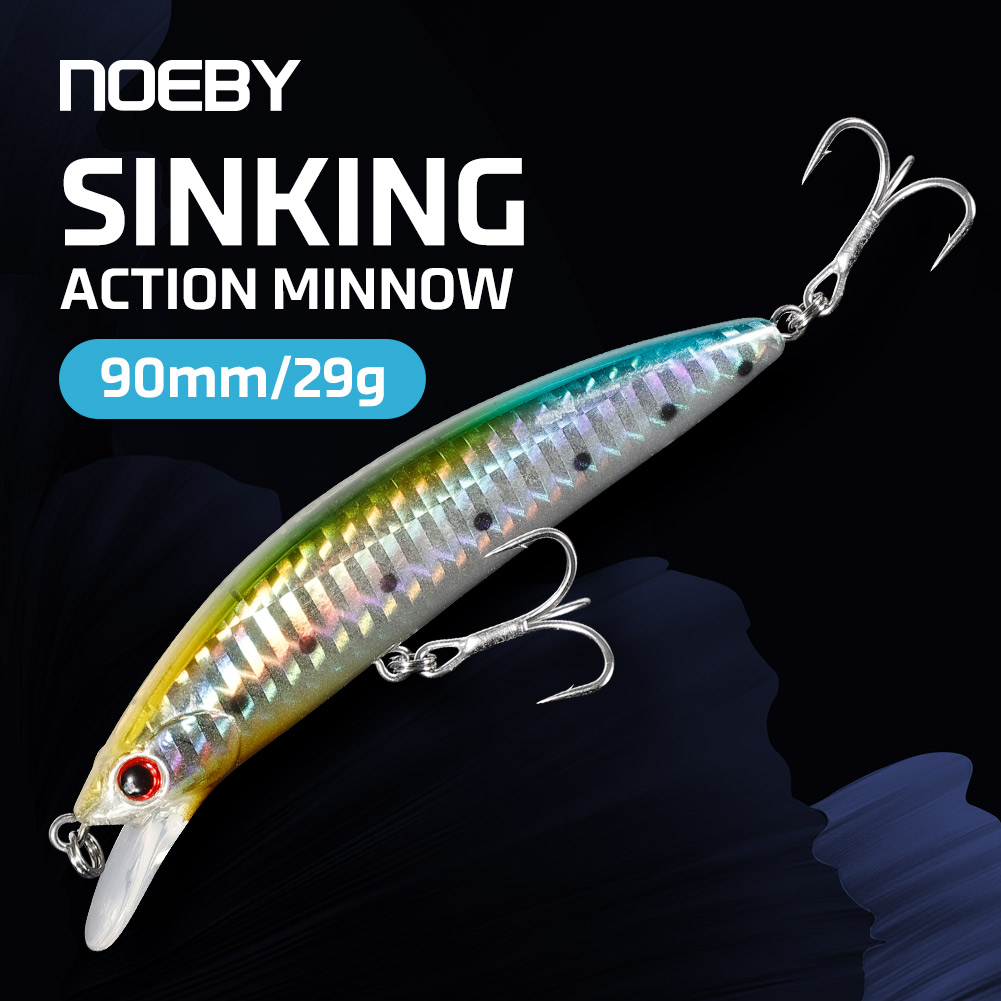 Fishing Lure Jerkbait - NOEBY Sinking Minnow Lure 90mm 29g
