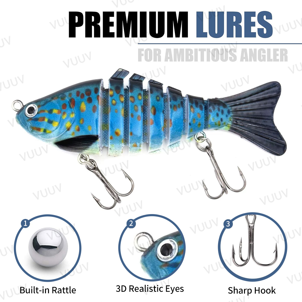 10 pcs Multi-Joint Swimbait Fi - Fishing Lure Popper 리뷰 및 가격
