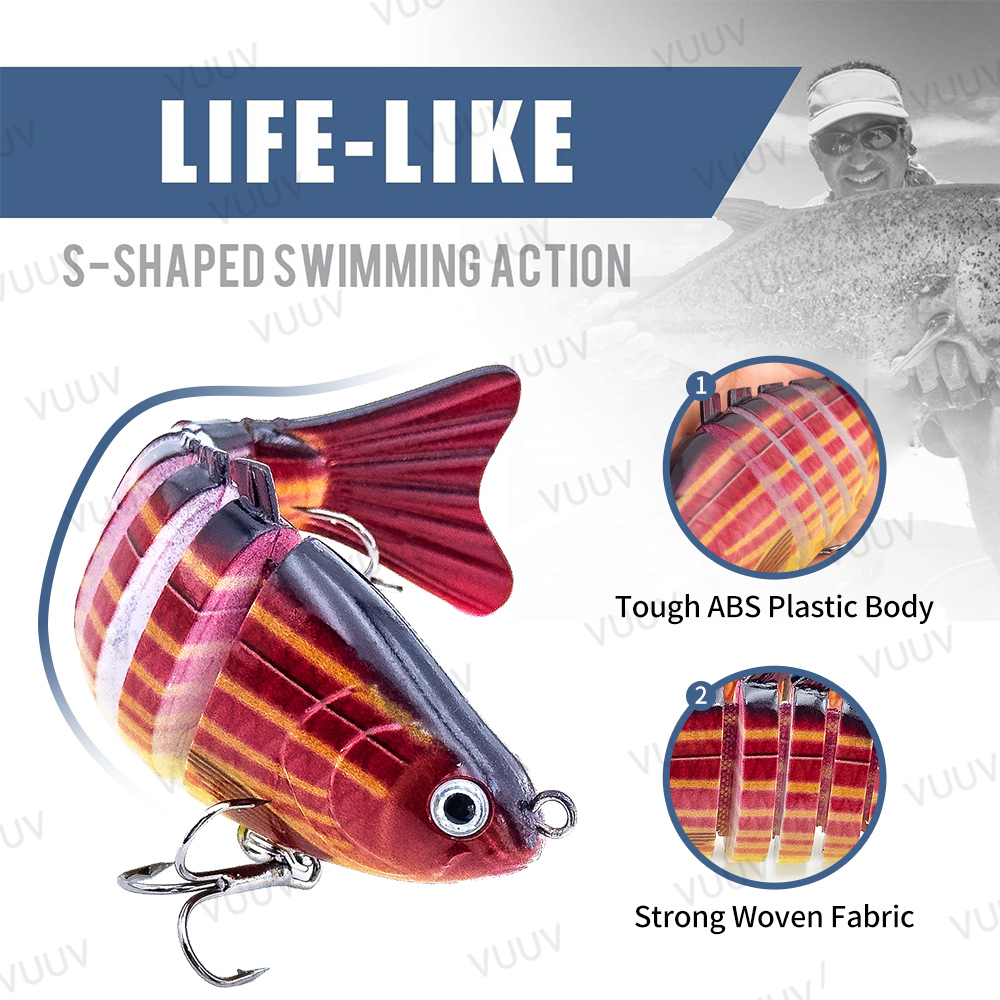 10 pcs Multi-Joint Swimbait Fi - Fishing Lure Popper 리뷰 및 가격