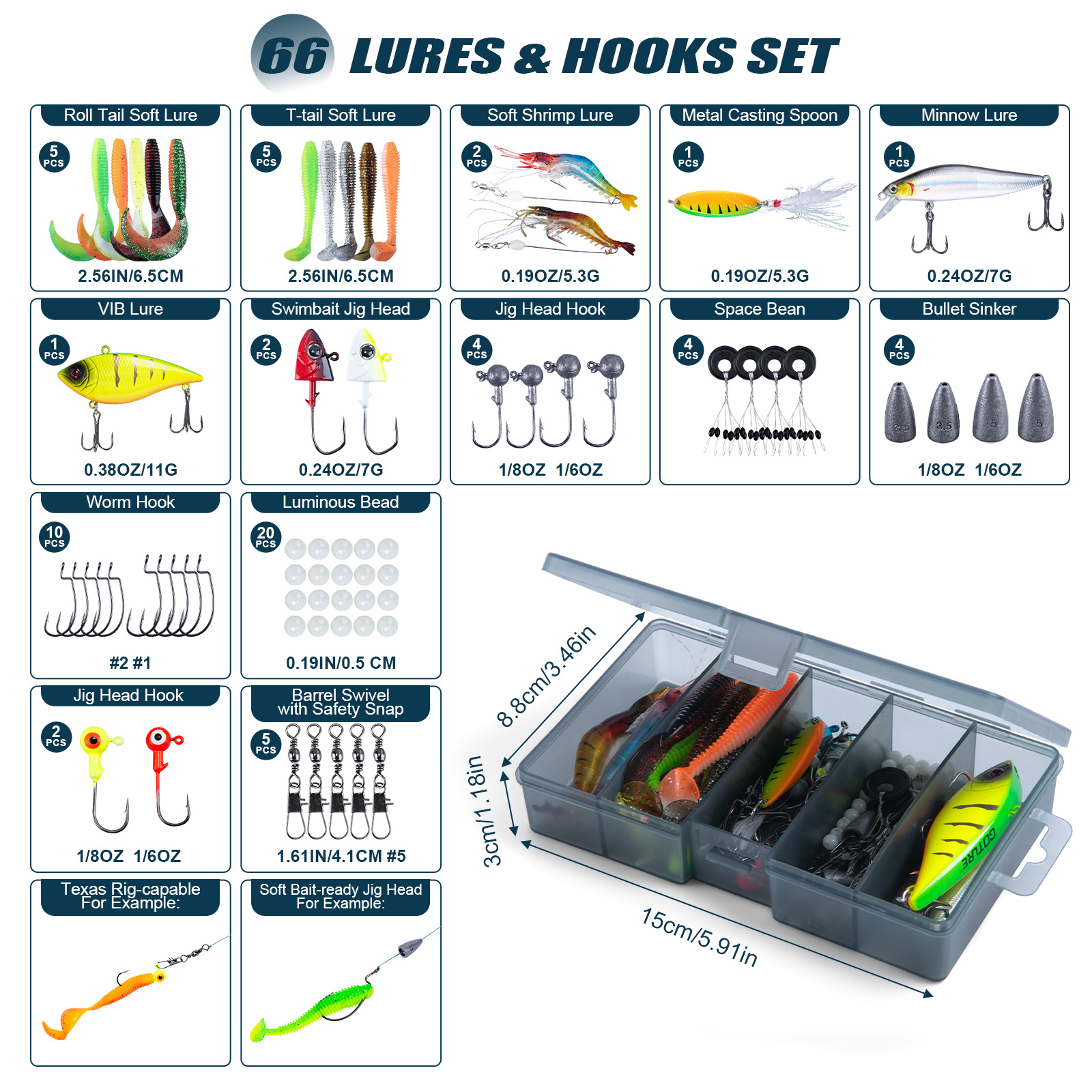 Goture Telescopic Fishing Rod  - Fishing Lure Spinner 리뷰 및 가격