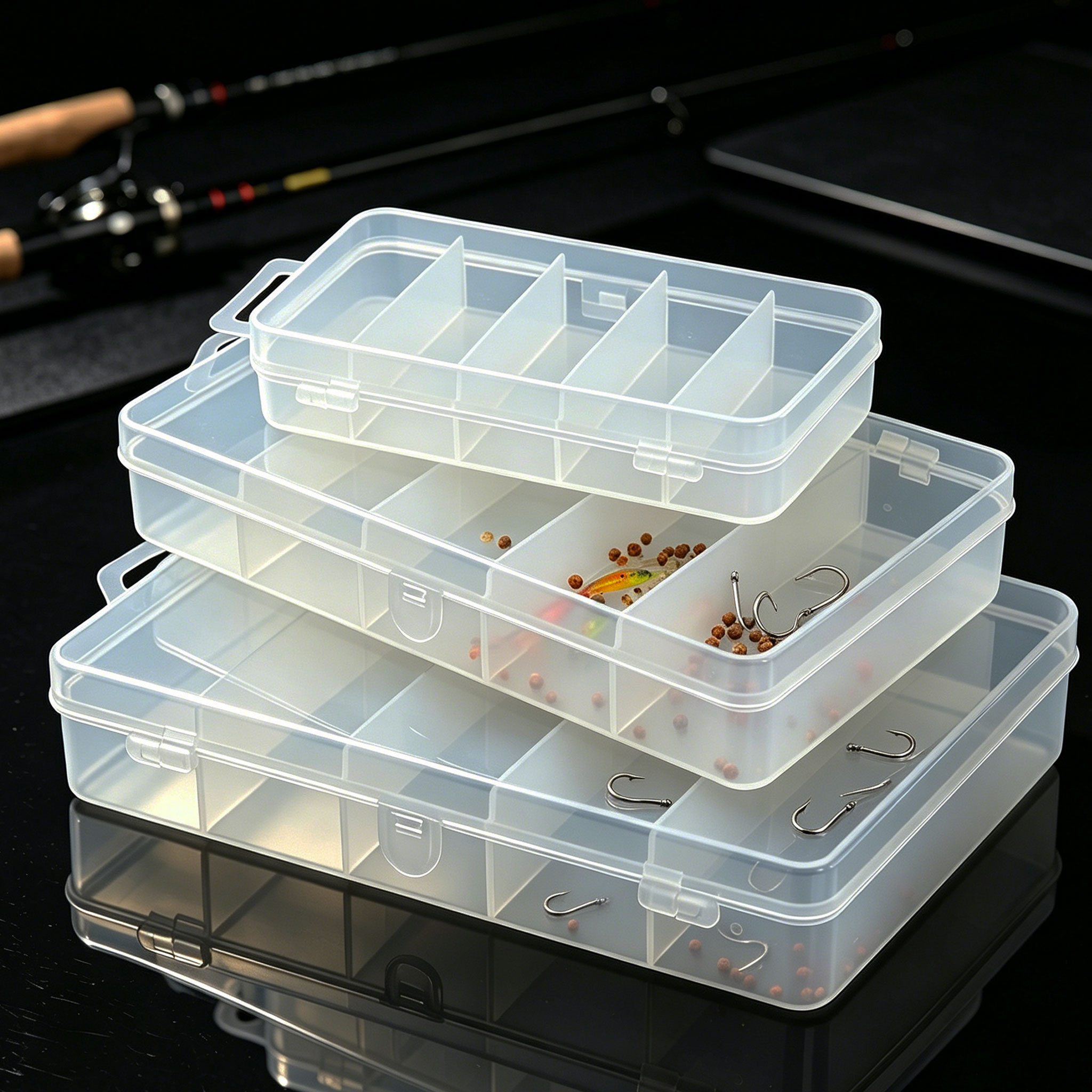 1/3pcs 3 Sizes of Plastic Fish - Fishing Lure Box 리뷰 및 가격