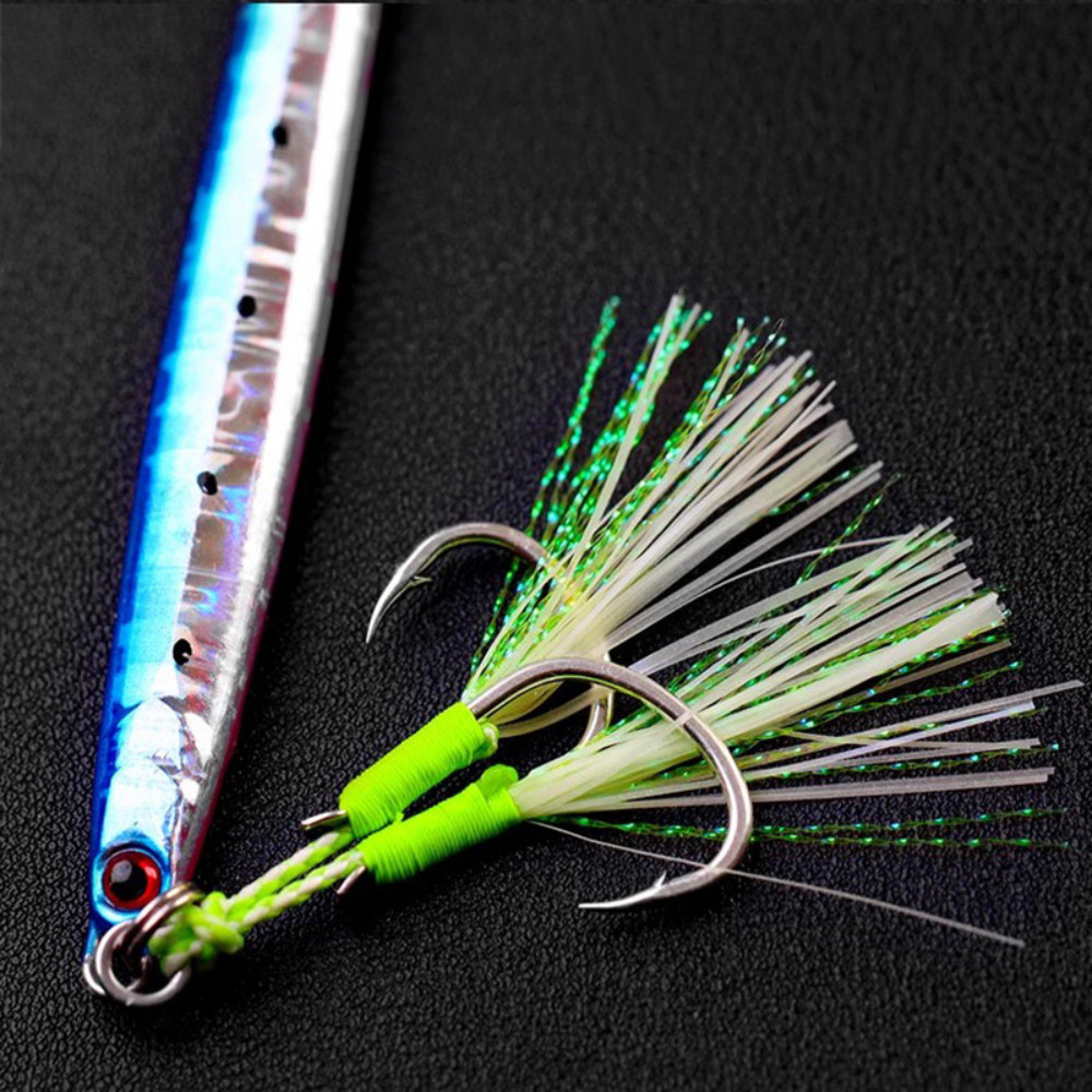 Luminous Fishing Hook 1/0-4/0  - Fishing Lure Jig 리뷰 및 가격