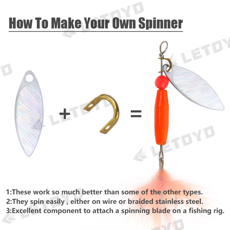 LETOYO 100pcs Folded Clevises  - Fishing Lure Spinnerbait 리뷰 및 가격