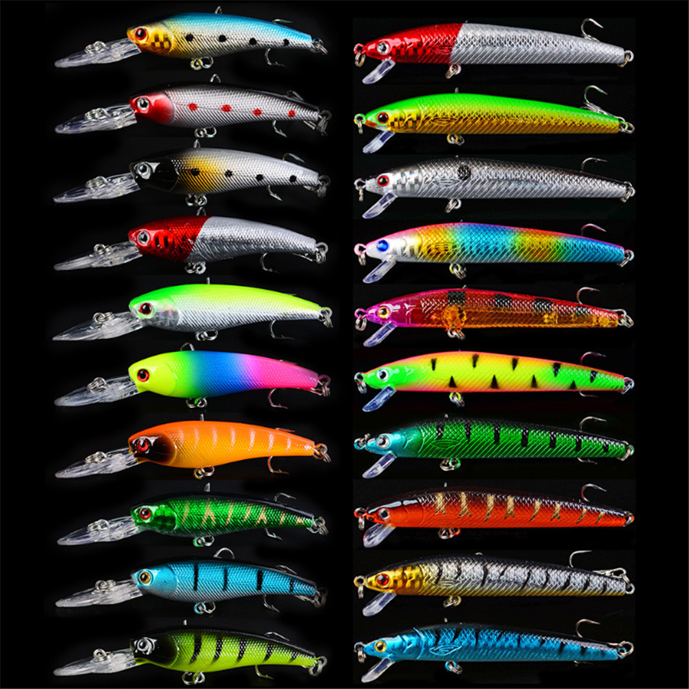 20pcs/lot Minnow Fishing Lures - Fishing Lure Topwater 리뷰 및 가격