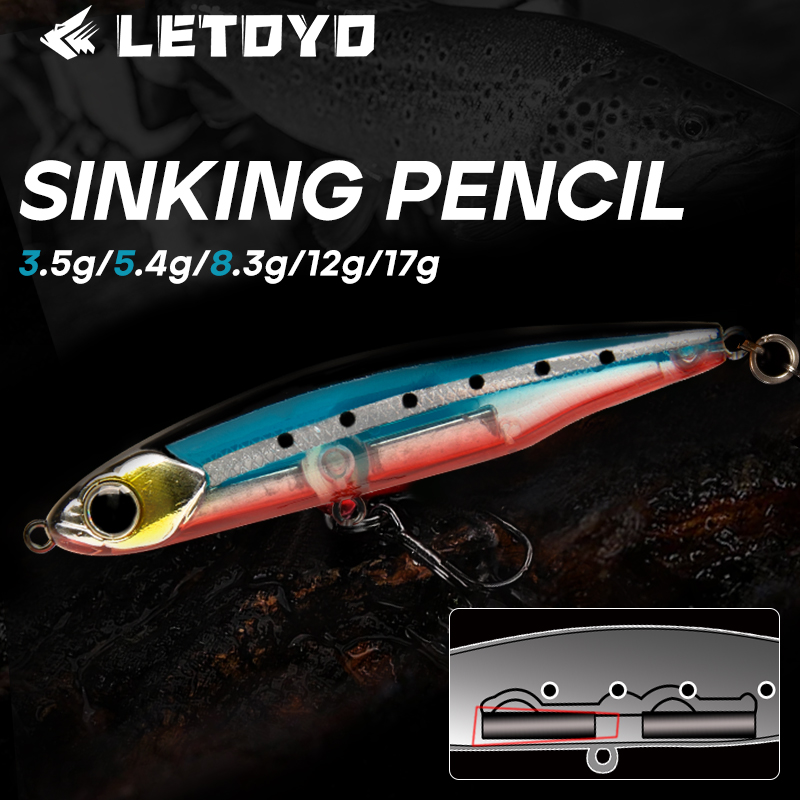 LETOYO Sinking Pencil 17g 12g- - Fishing Lure Spinnerbait 리뷰 및 가격