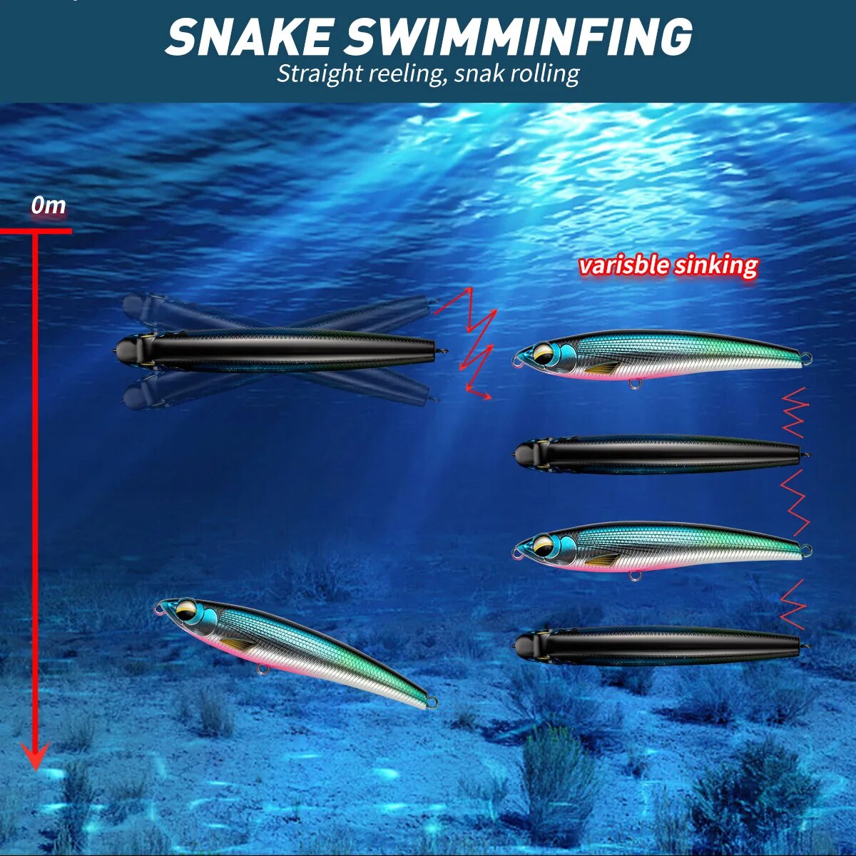 Sinking Pencil Fishing Lures 1 - Fishing Lure Buzzbait 리뷰 및 가격