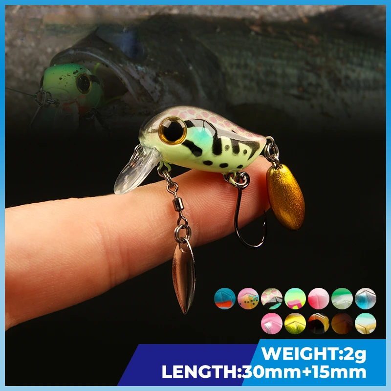 Floating Micro Crankbaits 30mm - Fishing Lure Crankbait 리뷰 및 가격