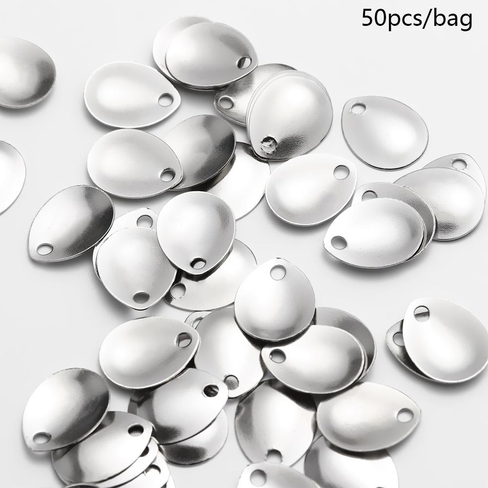 50PCS Silver Smooth Nickel Seq - Fishing Lure Spoon 리뷰 및 가격