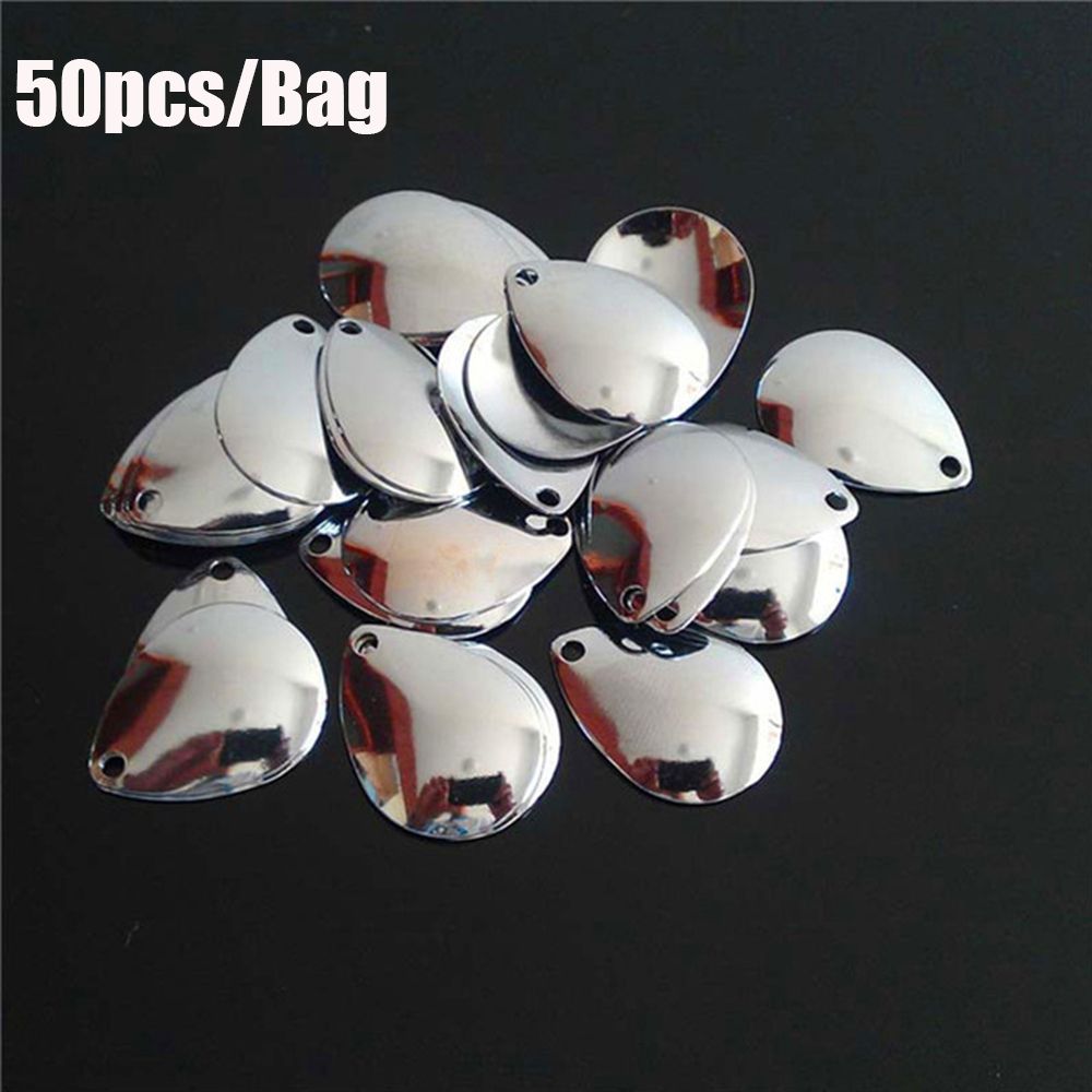 50PCS Silver Smooth Nickel Seq - Fishing Lure Spoon 리뷰 및 가격