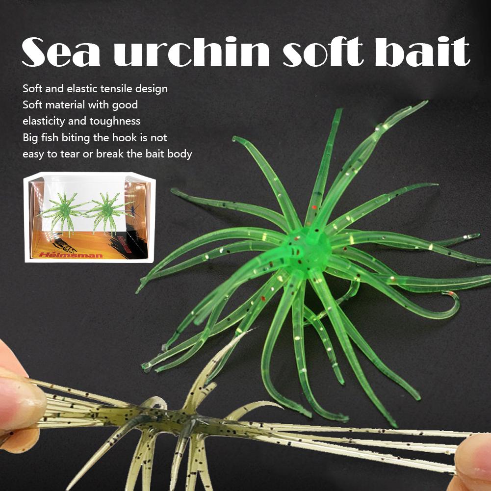 Floating TPR Sea Urchin Spiky  - Fishing Lure Spinnerbait 리뷰 및 가격
