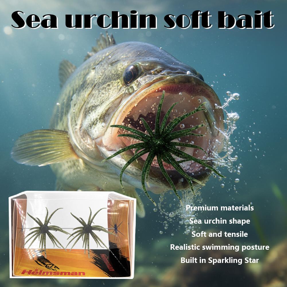 Floating TPR Sea Urchin Spiky  - Fishing Lure Spinnerbait 리뷰 및 가격