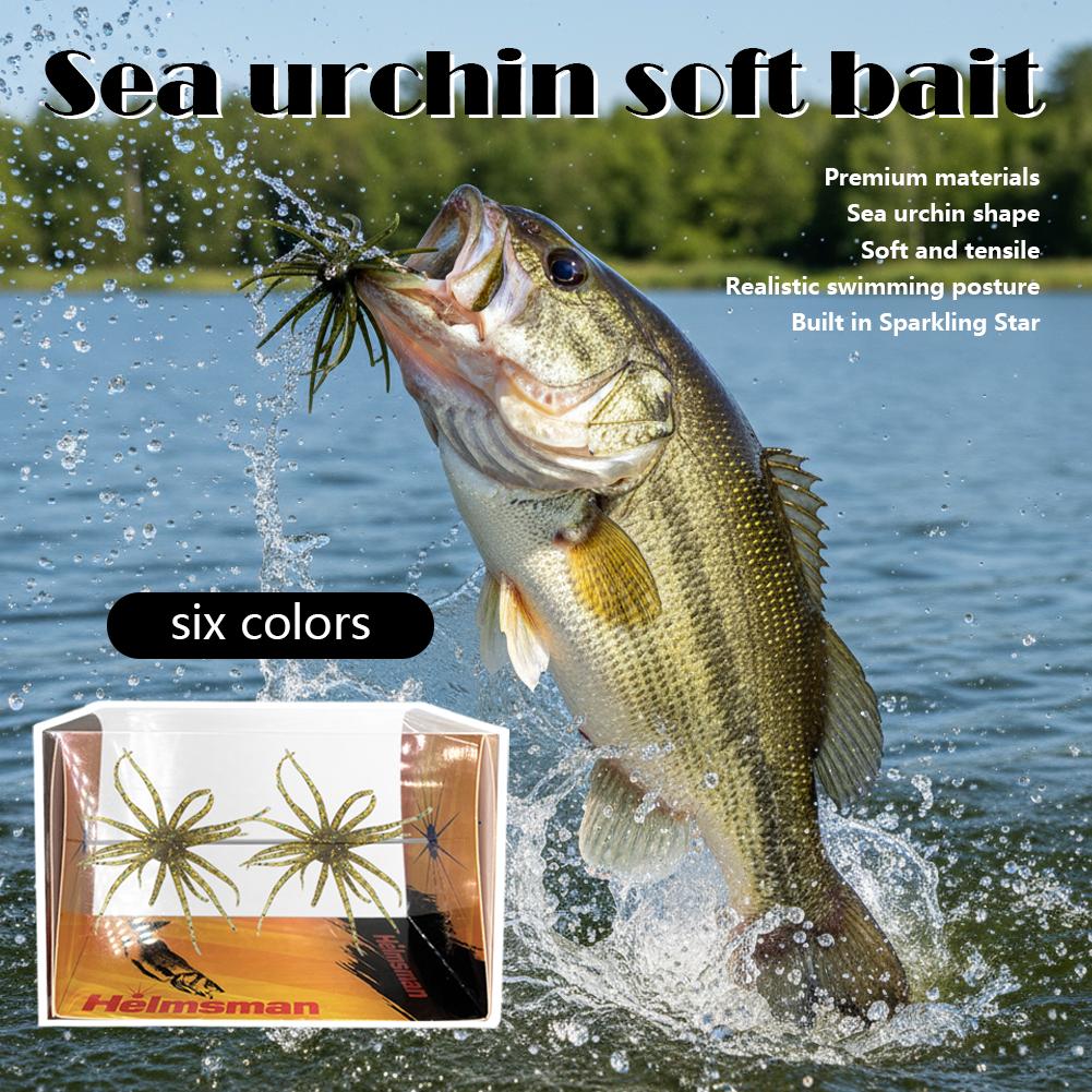 Floating TPR Sea Urchin Spiky  - Fishing Lure Spinnerbait 리뷰 및 가격