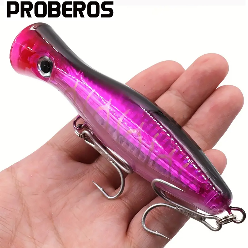 PROBEROS 1pc 13cm 43g Popper F - Fishing Lure Popper 리뷰 및 가격