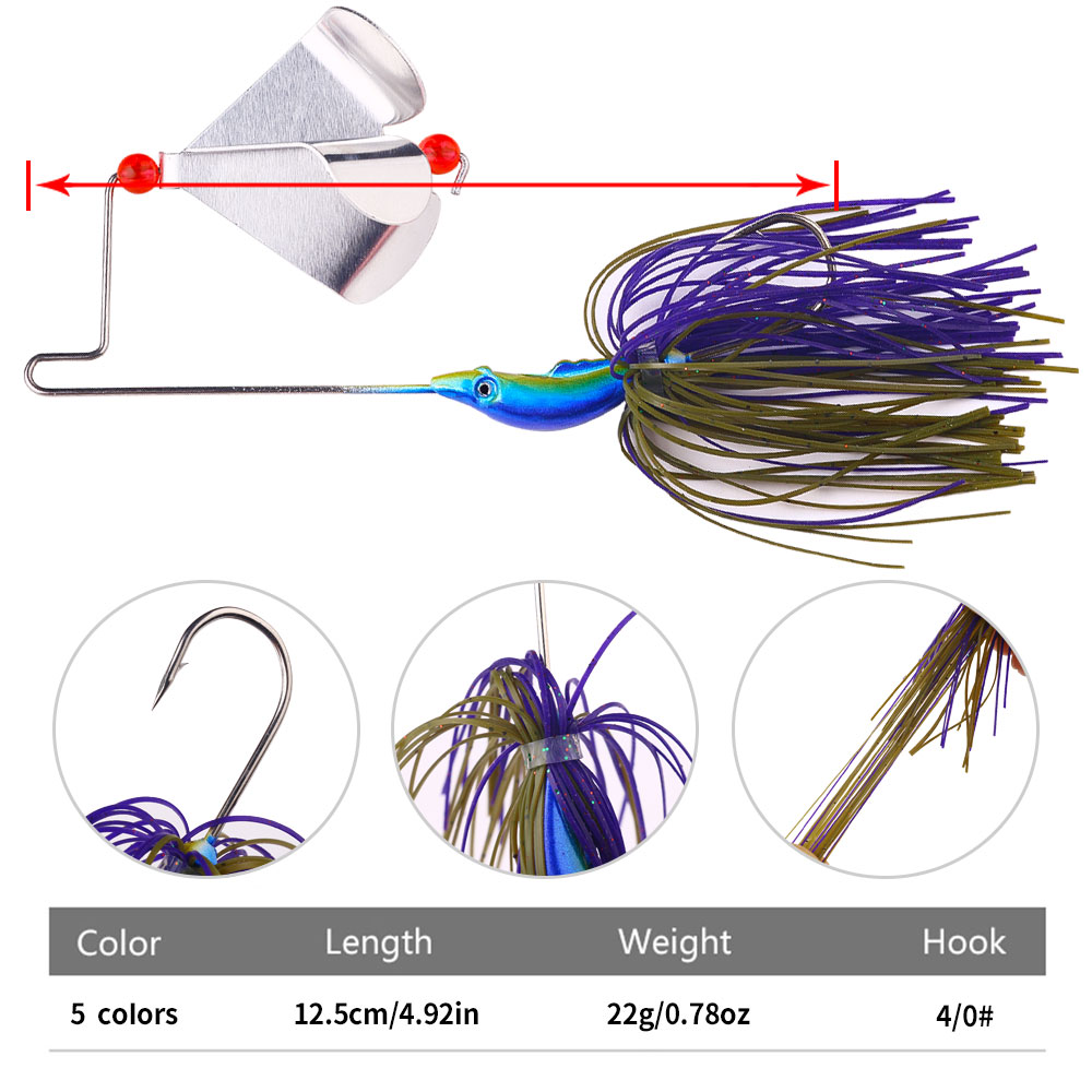 22g Buzzbait Fishing Lure with - Fishing Lure Blade Bait 리뷰 및 가격
