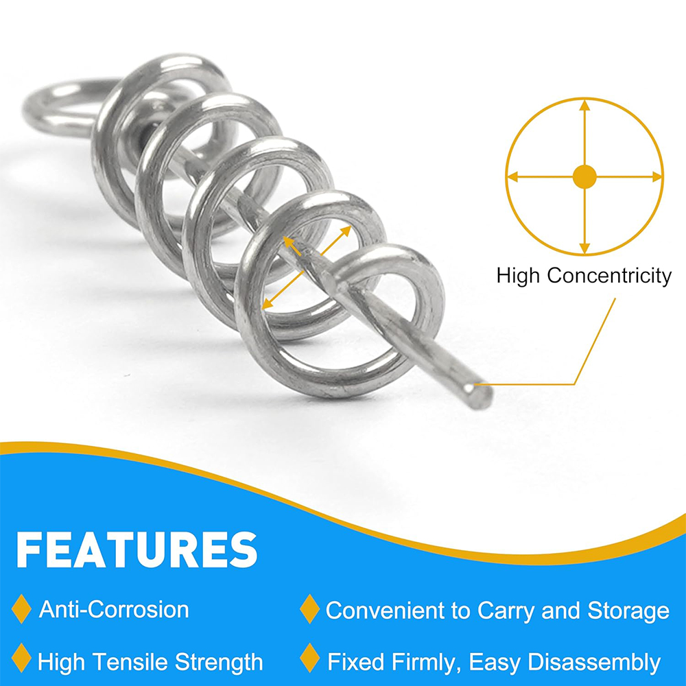 50Pcs Spring Twist Lock Fishin - Fishing Lure Crankbait 리뷰 및 가격