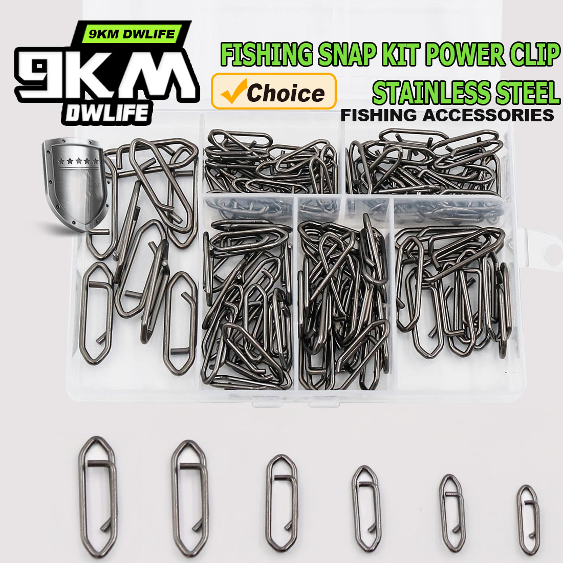 9KM Fishing Snap Kit 110pcs Po - Fishing Lure Kit 리뷰 및 가격