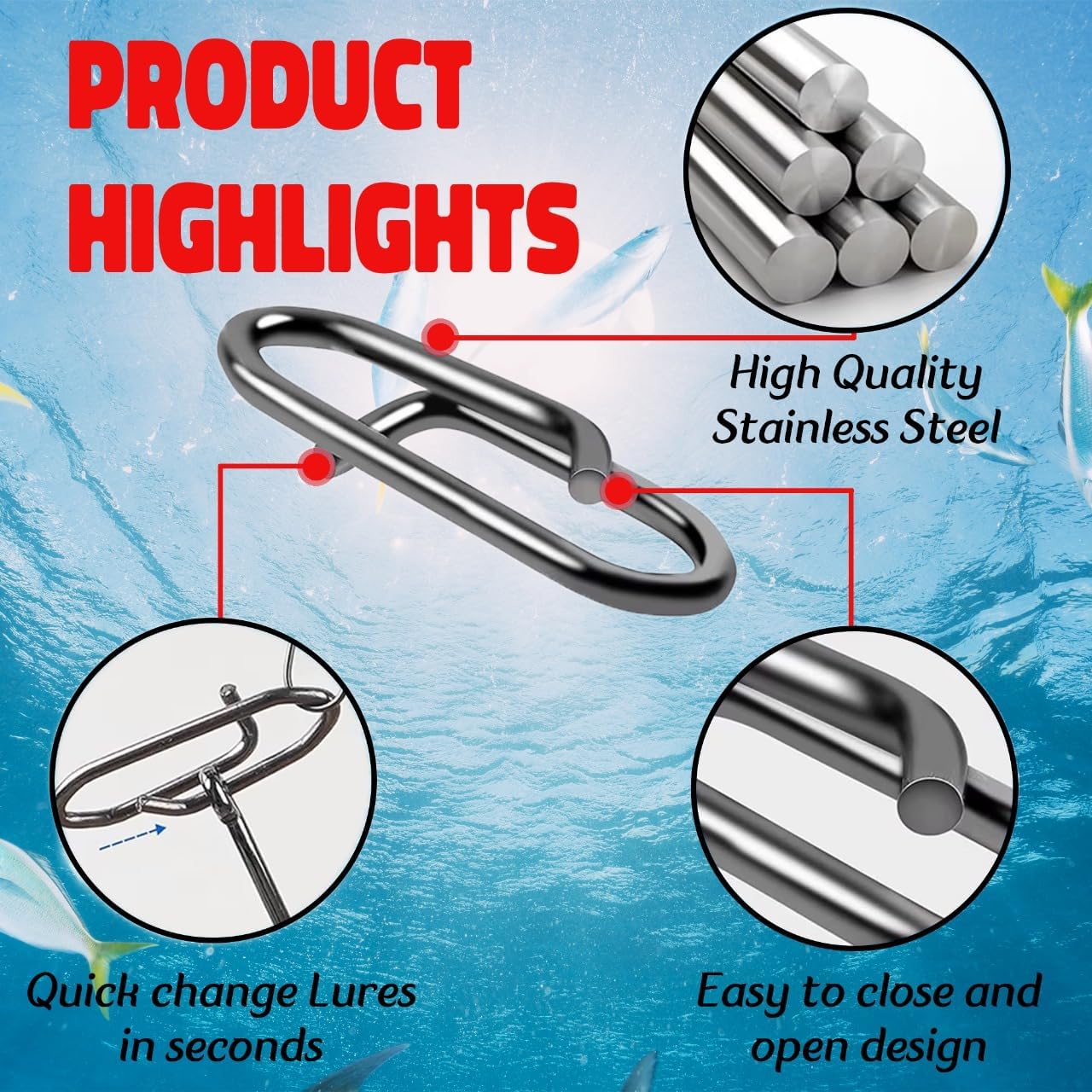 9KM Fishing Snap Kit 110pcs Po - Fishing Lure Kit 리뷰 및 가격
