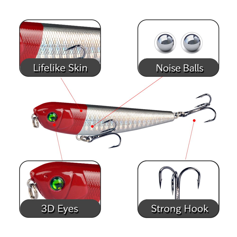 LINGYUE 1PCS Hard Pencil Fishi - Fishing Lure Crankbait 리뷰 및 가격