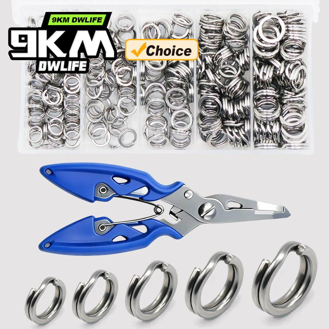 9KM Fishing Split Rings with P - Fishing Lure Kit 리뷰 및 가격