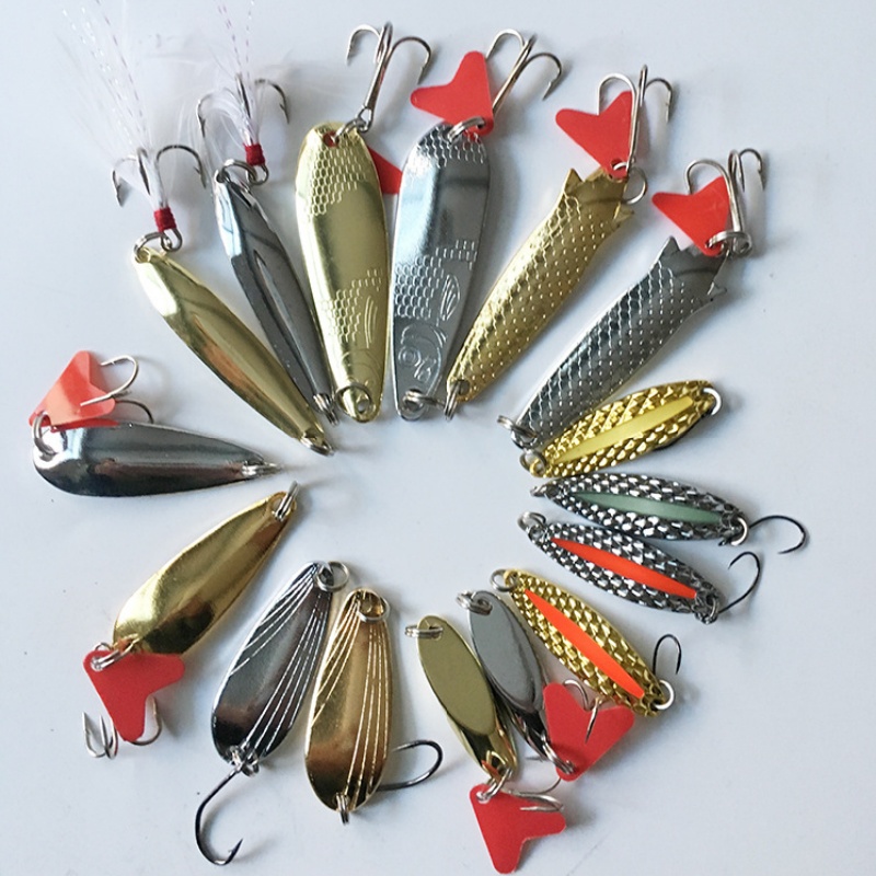 Fishing Lure Kit 16 Pcs Sets T - Fishing Lure Spinnerbait 리뷰 및 가격