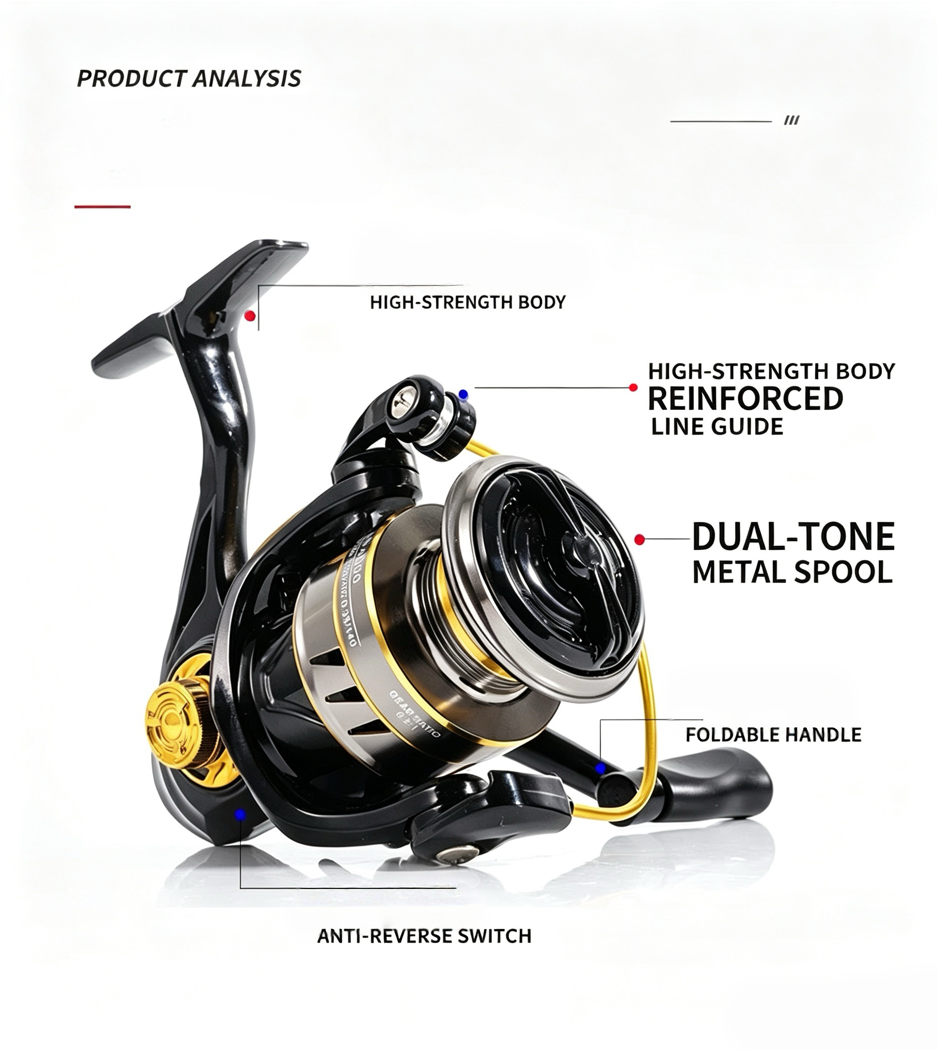 Full Metal Spinning Reel, Long - Fishing Lure Accessories 리뷰 및 가격