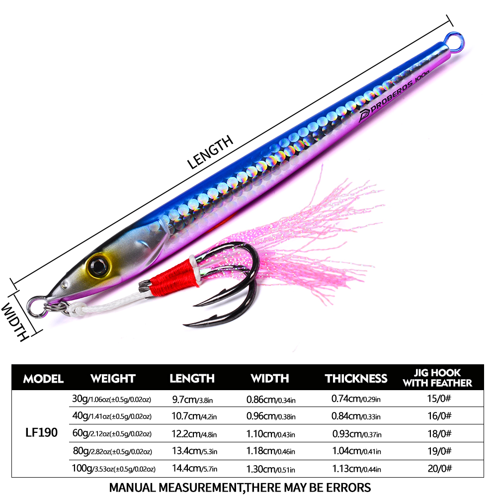 PROBEROS 30-100g Fast Sinking  - Fishing Lure Buzzbait 리뷰 및 가격