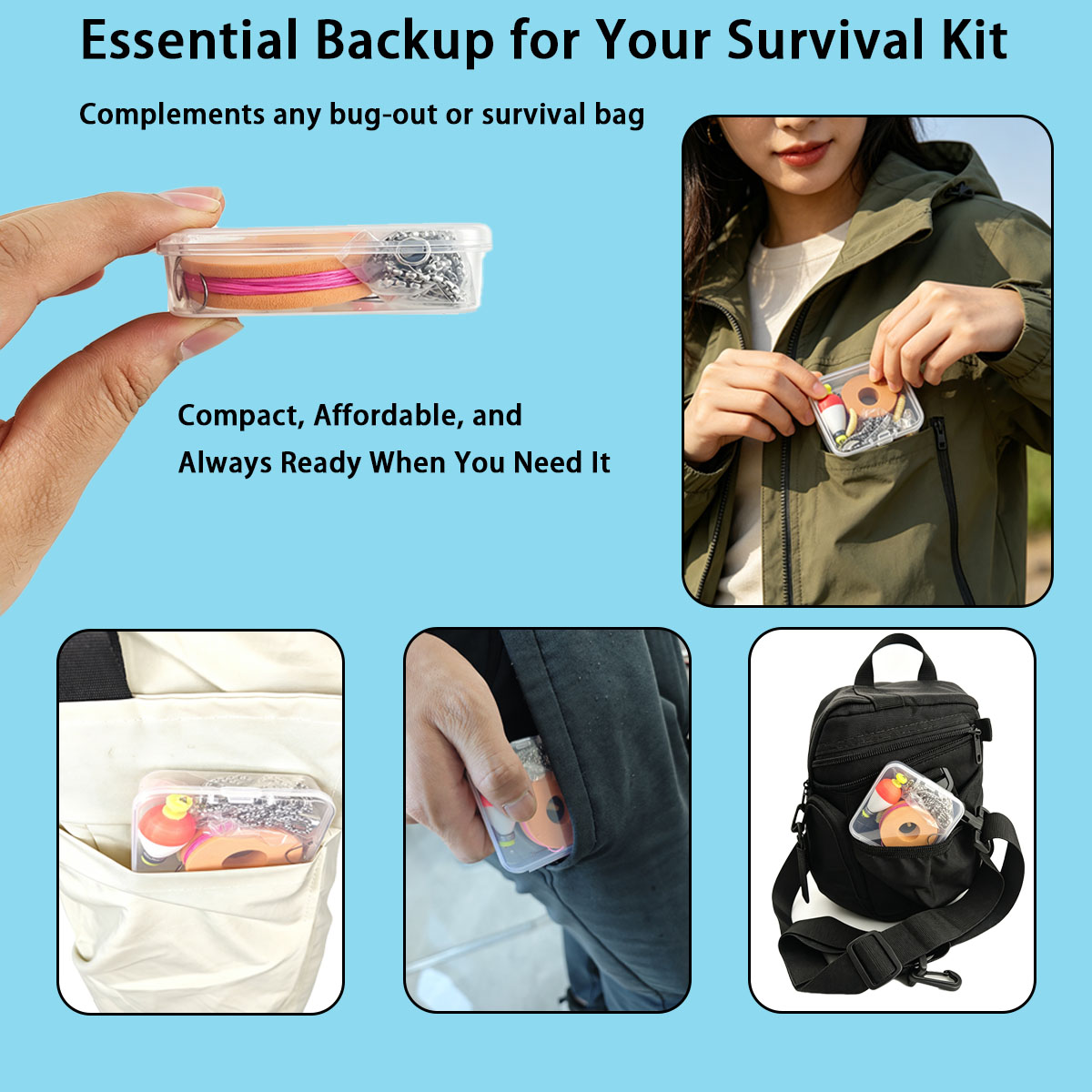Portable Emergency Fishing Gea - Fishing Lure Kit 리뷰 및 가격