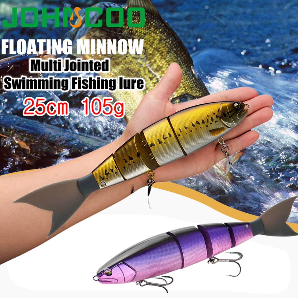 Johncoo Jointed Fishing Lure 2 - Fishing Lure Popper 리뷰 및 가격