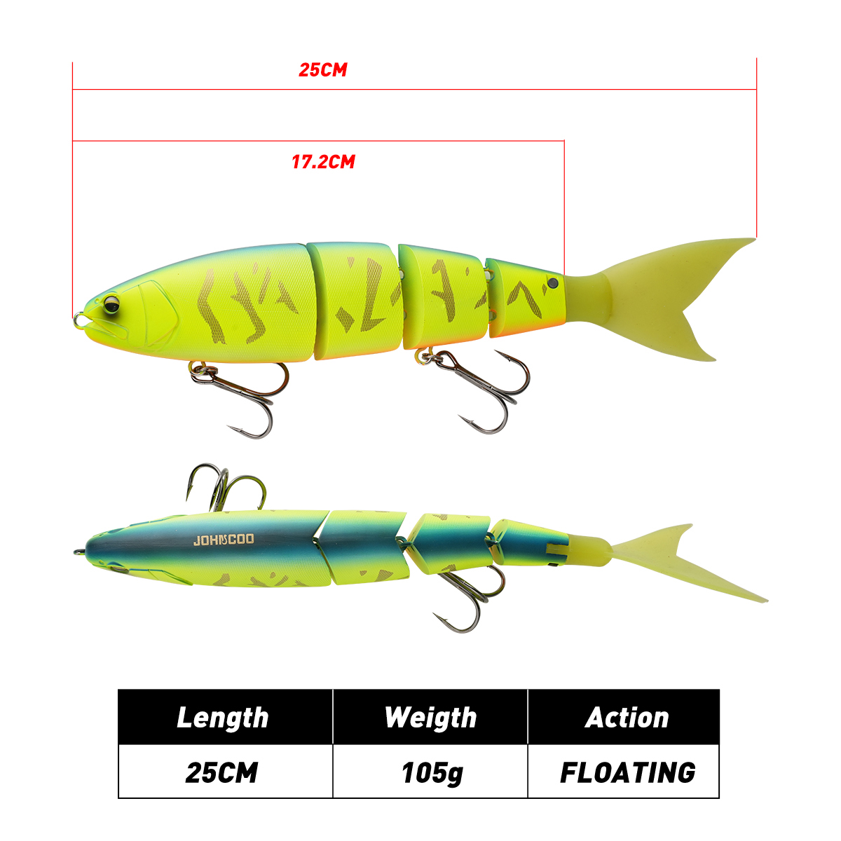 Johncoo Jointed Fishing Lure 2 - Fishing Lure Popper 리뷰 및 가격